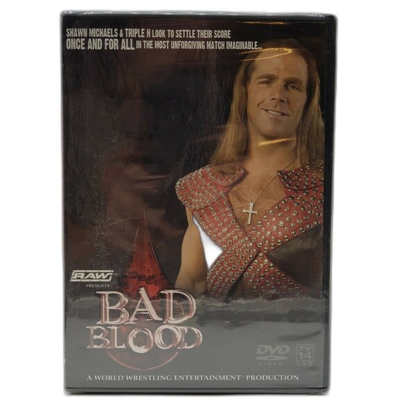 WWE 2004 Bad Blood  DVD  HBK  HHH  SEALED - Picture 1 of 6